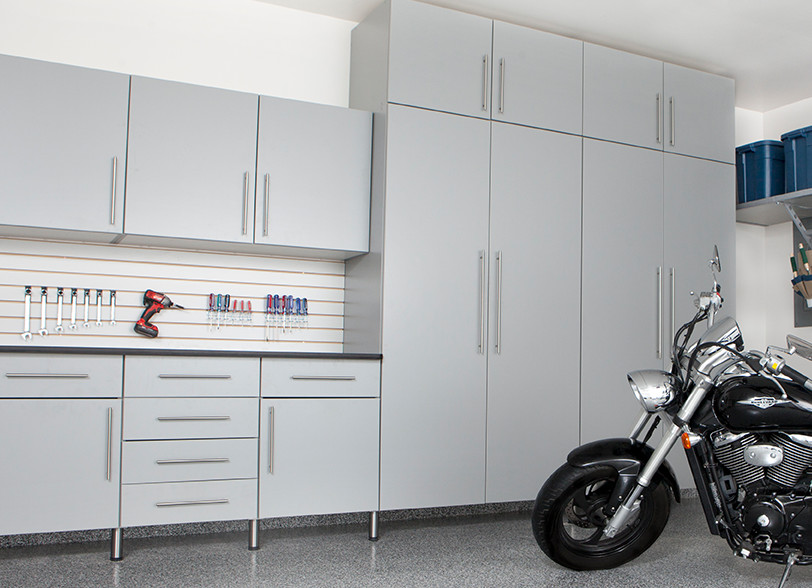 Motorcycle with Grey Cabinets - Classic Series